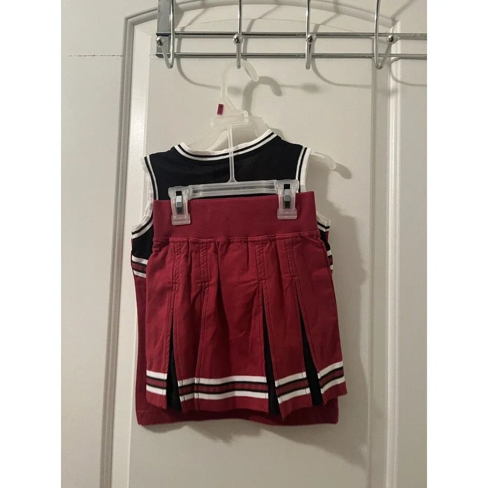 Red Oak Girls XS Cheer Skirt Set USC South Carolina Gamecocks Top & Skirt